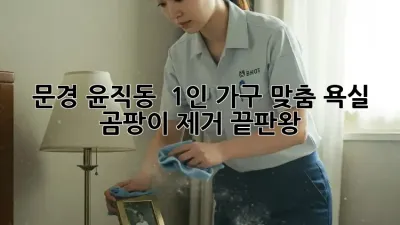 문경 윤직동 🏡 1인 가구 맞춤 욕실 곰팡이 제거 끝판왕 🛁✨